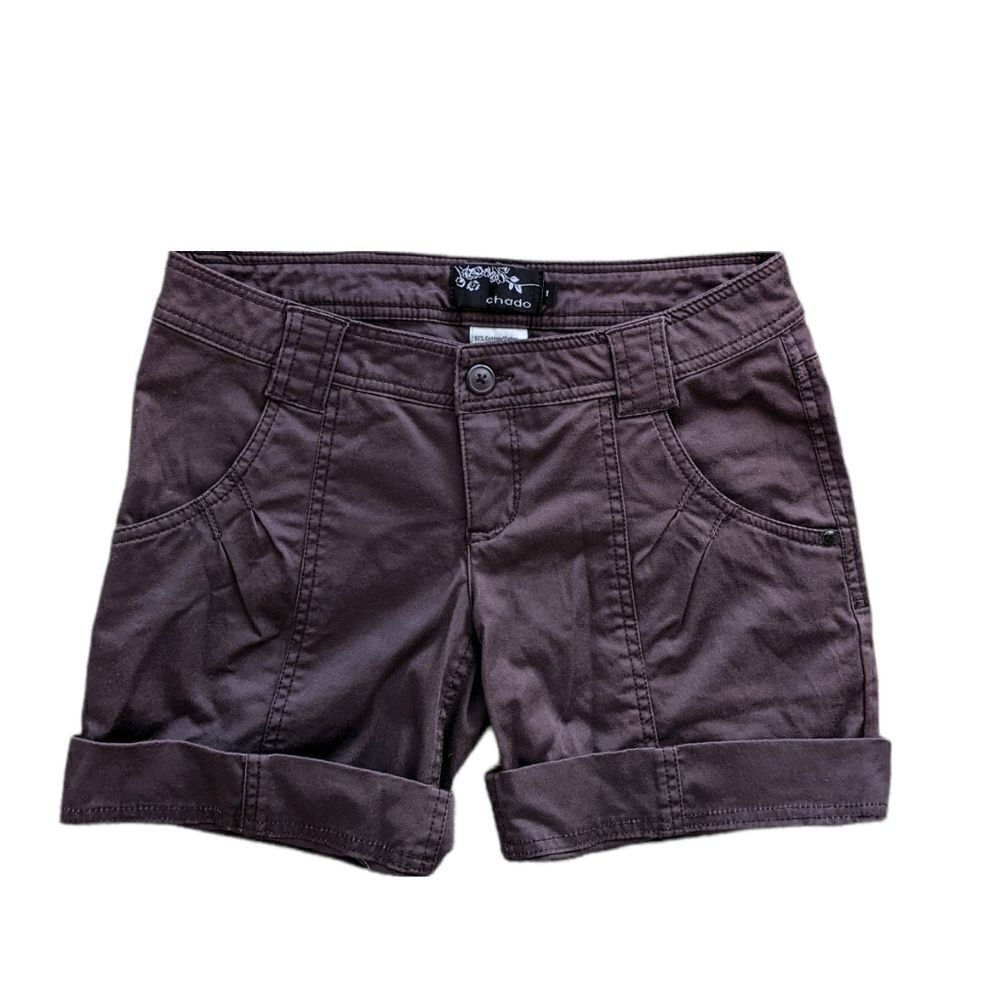Chado Brown chinos shorts size 1 @L1